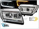 Přední světla, světlomety, lampy VW Crafter II 2017-, DRL, SEQ, chromové LPVWV8