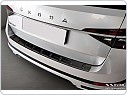 Zesílený kryt zadního nárazníku, NEREZ AVISA, ŠKODA SUPERB III. 2015-2024 (COMBI, TMAVÁ)