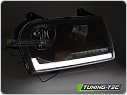 Přední světla, světlomety, lampy Chrysler 300, 2005-2008, TubeLight, SEQ, černé