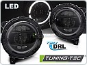 Přední FULL LED světla, světlomety, lampy Jeep Wrangler JL, 2018-2023, DRL