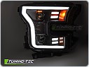 Přední světla, světlomety, lampy Ford F150 MK3, 2014-2017, TubeLight, LED, SEQ, černé