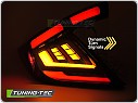 Zadní LED světla, světlomety, lampy Honda Civic X, 2016-2021 hatchback, SEQ, kouřové