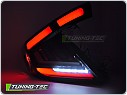 Zadní LED světla, světlomety, lampy Honda Civic X, 2016-2021 hatchback, SEQ, kouřové