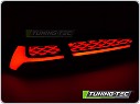 Zadní LED světla, světlomety, lampy Mitsubishi Lancer 8 sedan, 2008-2016, SEQ, červené