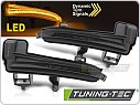 Boční LED dynamické blinkry do zrcátek, Škoda Superb III, 2015-2018, SEQ, kouřové