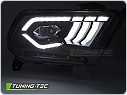 Přední FULL LED světla, světlomety, lampy Ford Mustang, 2010-2013, DRL, SEQ, černé