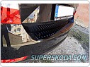 Ochranný kryt zadního nárazníku pro Škoda Rapid SpaceBack - černý lesklý