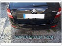 Ochranný kryt zadního nárazníku pro Škoda Rapid SpaceBack - černý lesklý