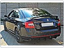 Rozšíření zadního nárazníku pro Škoda Octavia III RS - černé