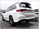 Kryt zadního nárazníku, NEREZ AVISA, MERCEDES GLS-CLASS 2019- (X167, TMAVÁ, MATNÁ)
