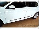 Boční lišty dveří pro Škoda Octavia III sedan - černé