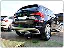 Atrapy výfuků pro Škoda Kamiq - černé
