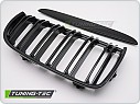 Přední maska, ledvinky BMW E90, E1 2005-2008, SPORT, lesklá černá