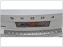 Práh pátých dveří s výstupky, Alu Brush - matný, Škoda Octavia IV. Combi Facelift, Combi RS Facelift 2024-