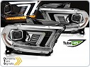 Přední světla, světlomety, lampy Dodge Durango 2010-2013, LED TubeLight, SEQ, chrom 
