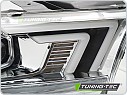 Přední světla, světlomety, lampy Dodge Durango 2010-2013, LED TubeLight, SEQ, chrom 