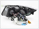 Přední xenonové světlomety, světla, lampy BMW E90, E91 LCI, 2009-2011, LED, černé