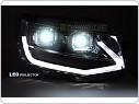Přední LED světla, světlomety, lampy VW T6, 2015-2019, SEQ, chrom