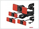 Parkovací asistent LED-GRAF 3D 4 senzorů černá vnitřní 16,5mm