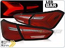 Zadní LED světla, světlomety, lampy Ford Focus 4, 2018-2021, hatchback, červeno-bílé, SEQ