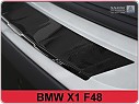 Kryt zadního nárazníku, NEREZ AVISA, BMW X1 2015-2022 (F48, CARBON)