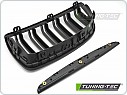 Přední maska, ledvinky BMW E90, E91 2005-2008, černý mat GRBMH2