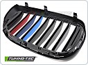 Přední maska BMW G11, G12 (2015-2019), leskle černá s trikolórou GRBMN7