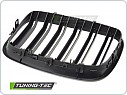 Přední maska BMW X5 E70 (2007-2013), X6 E71 (2008-2014), matně černá double bar