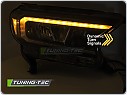 Přední FULL LED světla, světlomety, lampy Ford Ranger V 2016-2022, LED, DRL, SEQ, černé LPFO93