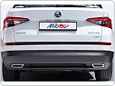 Koncovky výfuku Škoda Kodiaq I. Alu Brush 