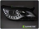 Přední světlomety, světla, lampy Volkswagen Tiguan, 2007-2011, Black DRL, LPVWZ6