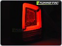 Zadní světlomety, světla, lampy VW T5, 2003-2009, LED BAR, SEQ, červenokouřové LDVWL2