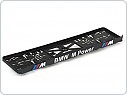 Držák SPZ, podložka pod značku s 3D logem, BMW Power