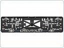 Držák SPZ, podložka pod značku s 3D logem, Chevrolet