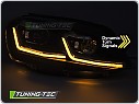 Přední světlomety, světla, lampy Volkswagen VW GOLF VII 2013-2017, RED LED SEQ DRL