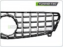 PŘEDNÍ MASKA MERCEDES A W176 2015-2018, GT, ČERNÁ, CHROM
