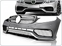 Přední nárazník Mercedes W212, 2013-2016 E63 AMG Styl S PDC