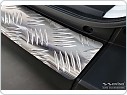 Ochranná lišta hrany kufru VW Crafter 2017- (rýhovaný hliník, matná)