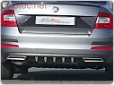 Škoda Octavia 3, koncovky výfuku Milotec , ABS Alu Brusch
