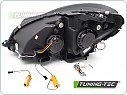 PŘEDNÍ SVĚTLA MERCEDES C W204, 2011-2014, LED TUBE, DRL, SEQ, LPMEF3 černé