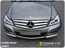 PŘEDNÍ SVĚTLA MERCEDES C W204, 2011-2014, LED TUBE, DRL, SEQ, LPMEF2 chrom