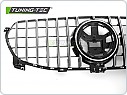 PŘEDNÍ MASKA MERCEDES GLE W167, 2019-2023, ČERNÁ CHROM, GRMEN7