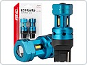 LED žárovky T20, W21W, bílá 12V-24V, Canbus 2ks