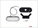 Obrysové světlo LED, OM01 12-24V, bílá barva