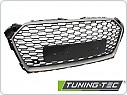 PŘEDNÍ MASKA AUDI A5 F5, 2016-2018, STŘÍBRNÁ ČERNÁ, graue1