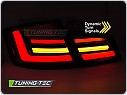 ZADNÍ SVĚTLA BMW F10, 2010-2013, LED BAR, SEQ, ČERNÉ, ldbmp1