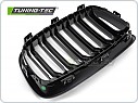 ŘEDNÍ MASKA BMW F20 / F21, 2011-2014, DOUBLE LAMELS, ČERNÁ LESKLÁ