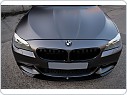 Přední maska, ledvinky BMW F10, F11 styl M5, lesklá černá, grbm49