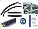 Plexi ofuky oken, deflektory, přední + zadní Subaru Forester VI. 2025-