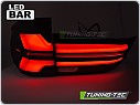 ZADNÍ SVĚTLA BMW X5 F15, 2013-2018, LED BAR, SEQ, červenokouřová, ldbmp3